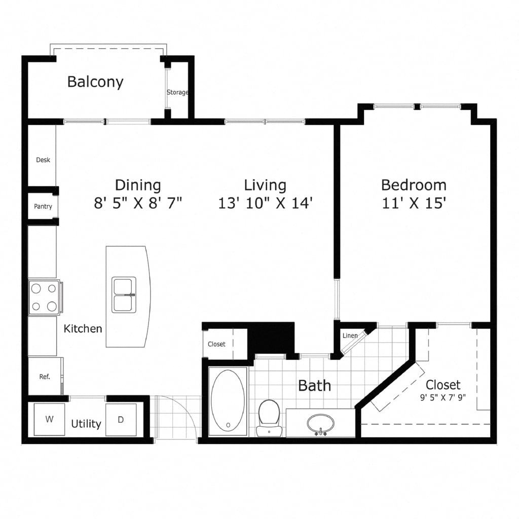 A1 floor plan